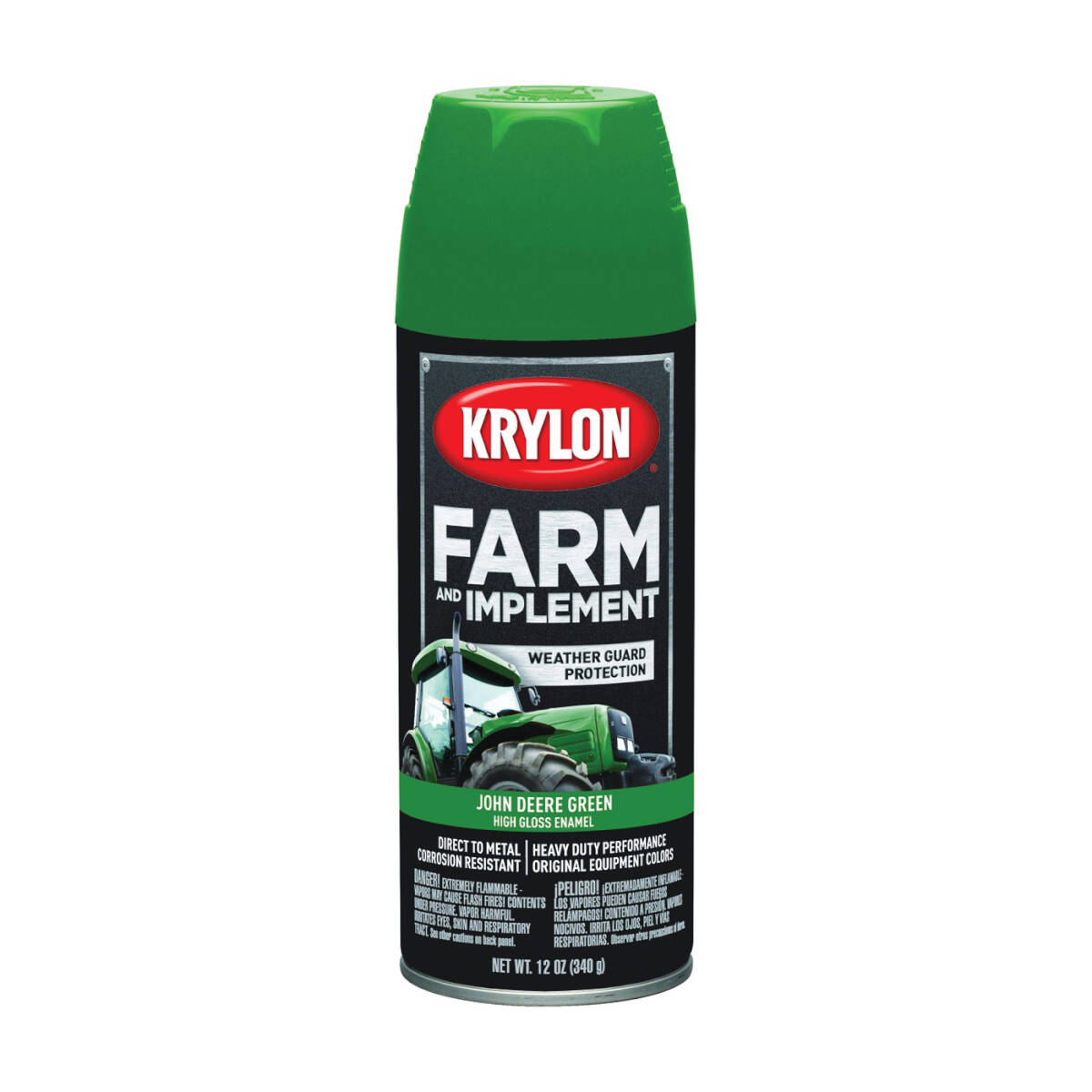 Krylon K01932000 12Ounce John Deere Green HighGloss Farm And Implement Spray Paint at Sutherlands