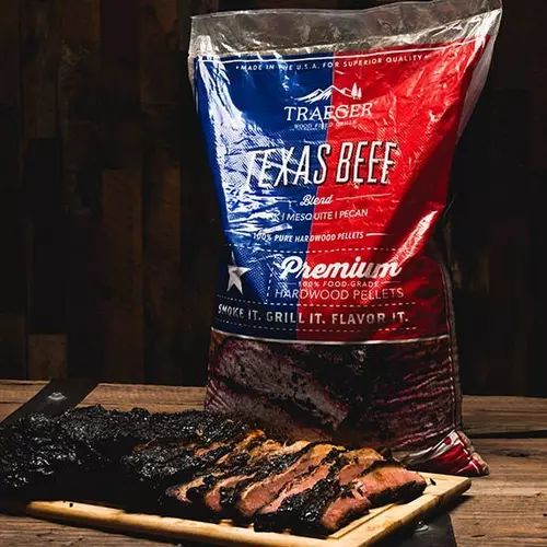 Traeger PEL328 20Pound Texas Beef Blend Hardwood Pellets at Sutherlands
