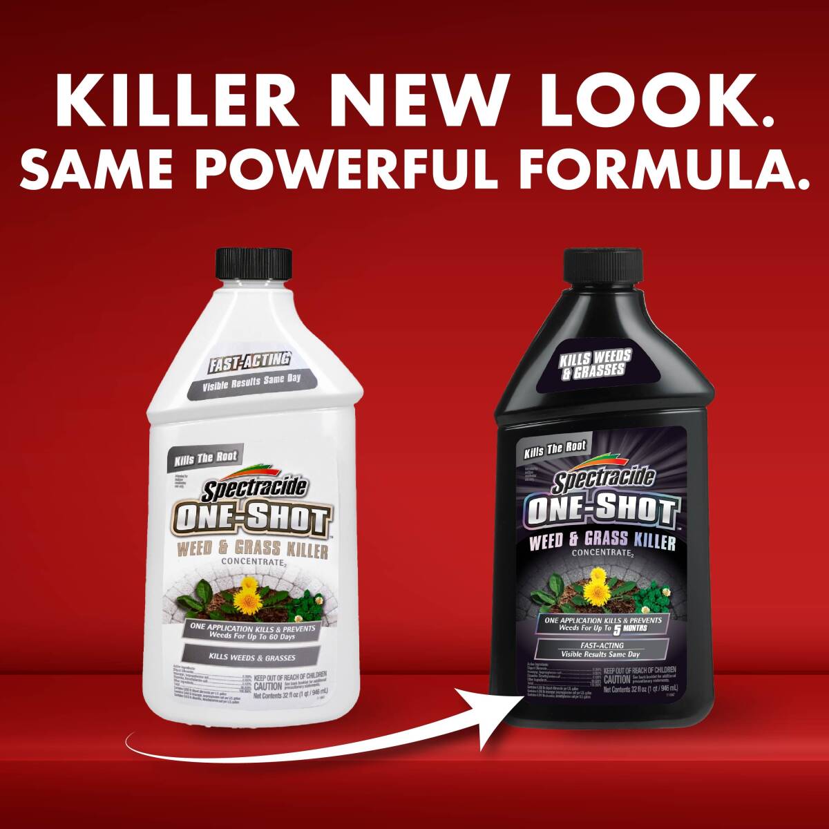 Spectracide HG97188 32Fluid Ounce OneShot™ Weed and Grass Killer