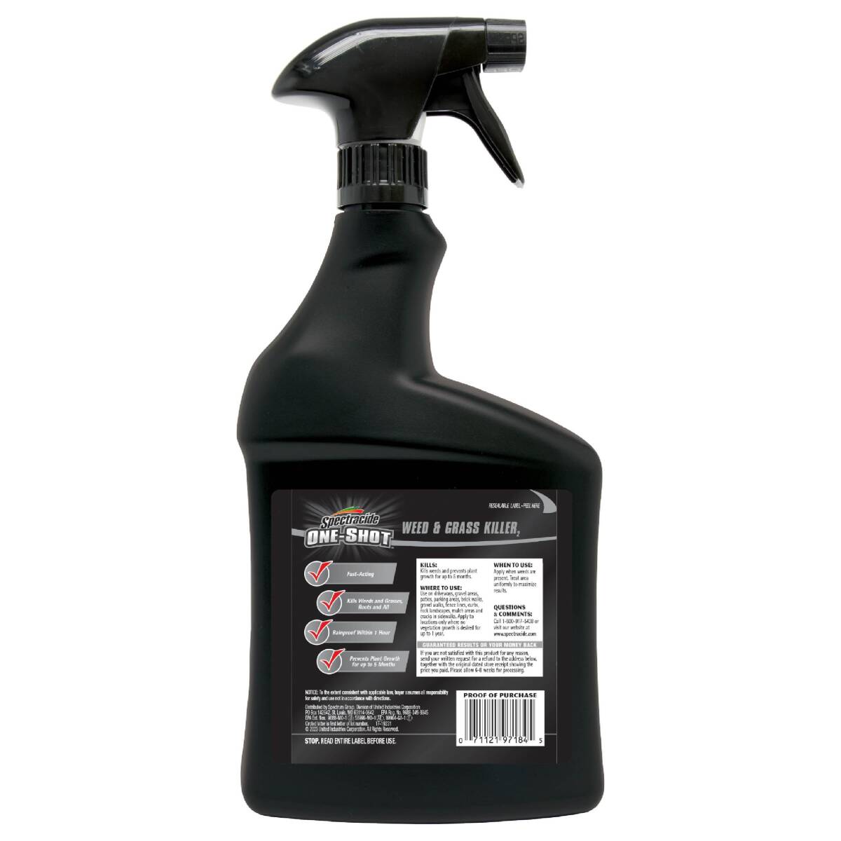Spectracide HG67184 32Fluid Ounce OneShot™ Weed and Grass Killer