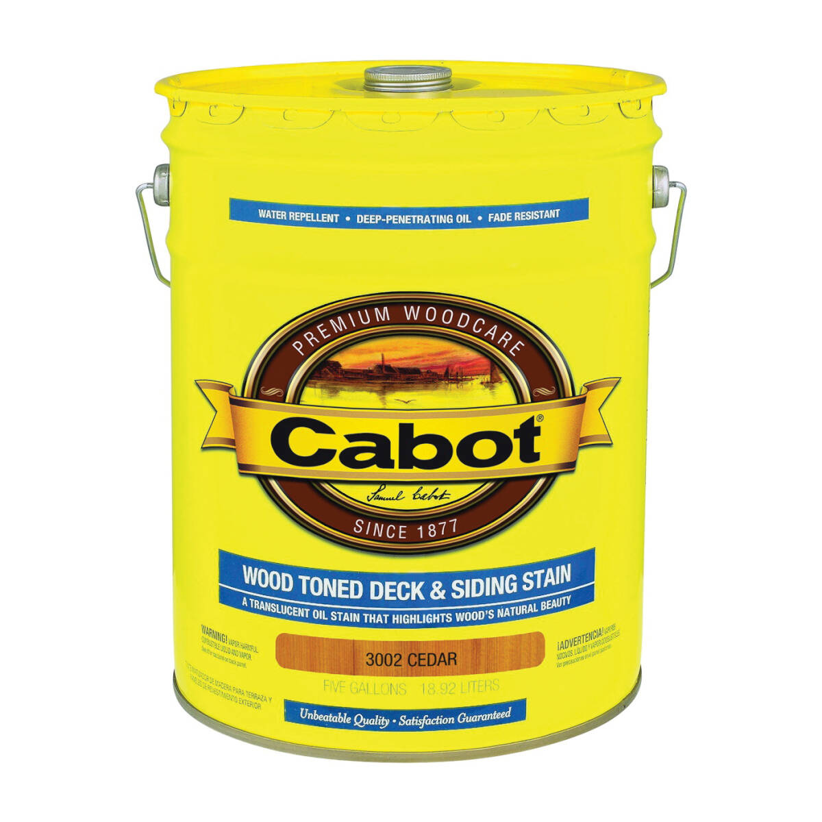 Cabot 140.0003002.008 5-gallon Cedar Deck And Siding Stain At Sutherlands