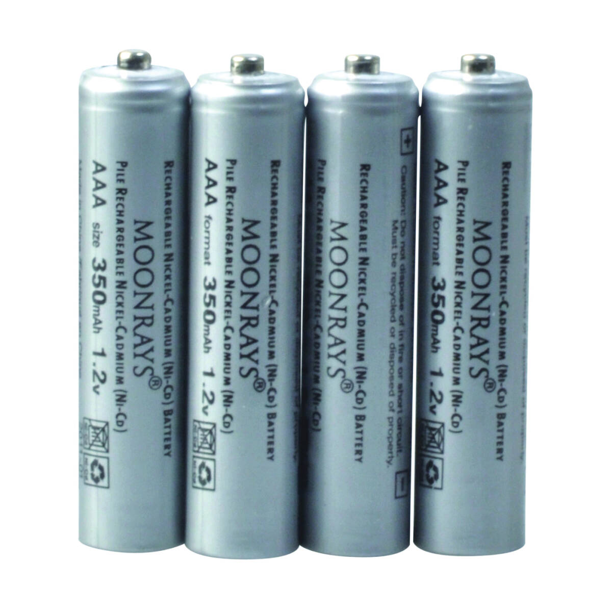 CCI 97126 Rechargeable Solar Battery, 350 MAh AAA Battery, NiCd, For