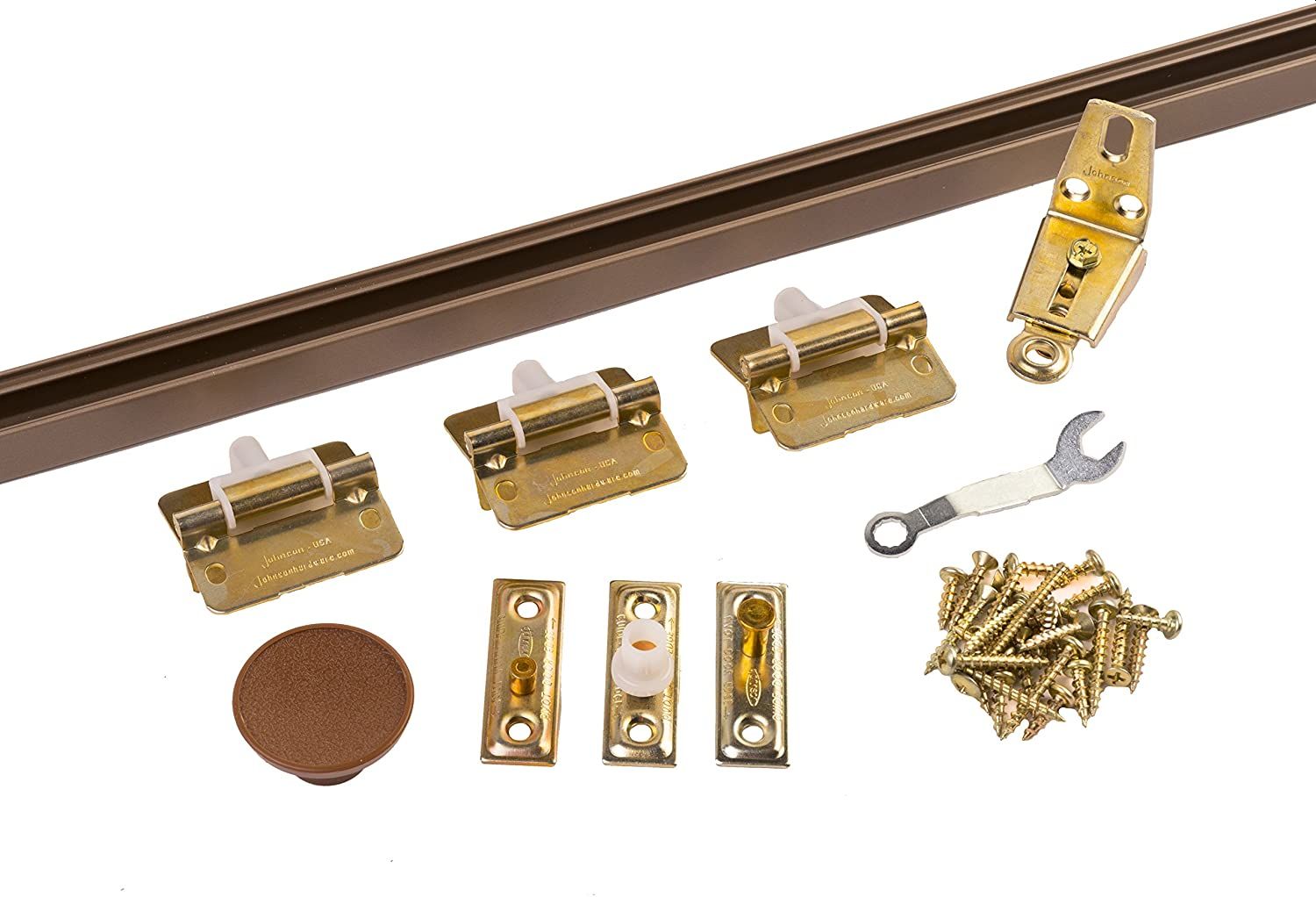 L.e. Johnson Products 1700363H BiFold Door Hardware Set, Top Mounting