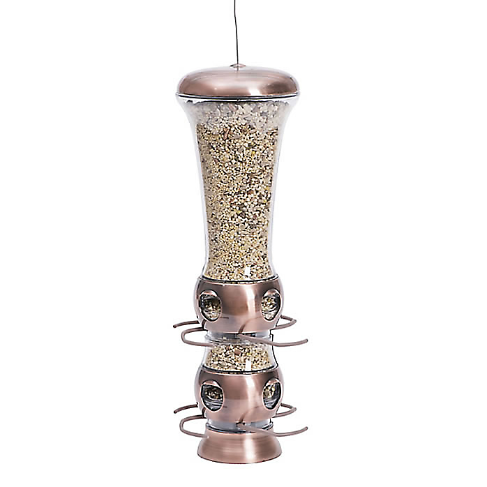 PerkyPet 1124 SelectABird Tub Feeder With Copper Finish, 31/2