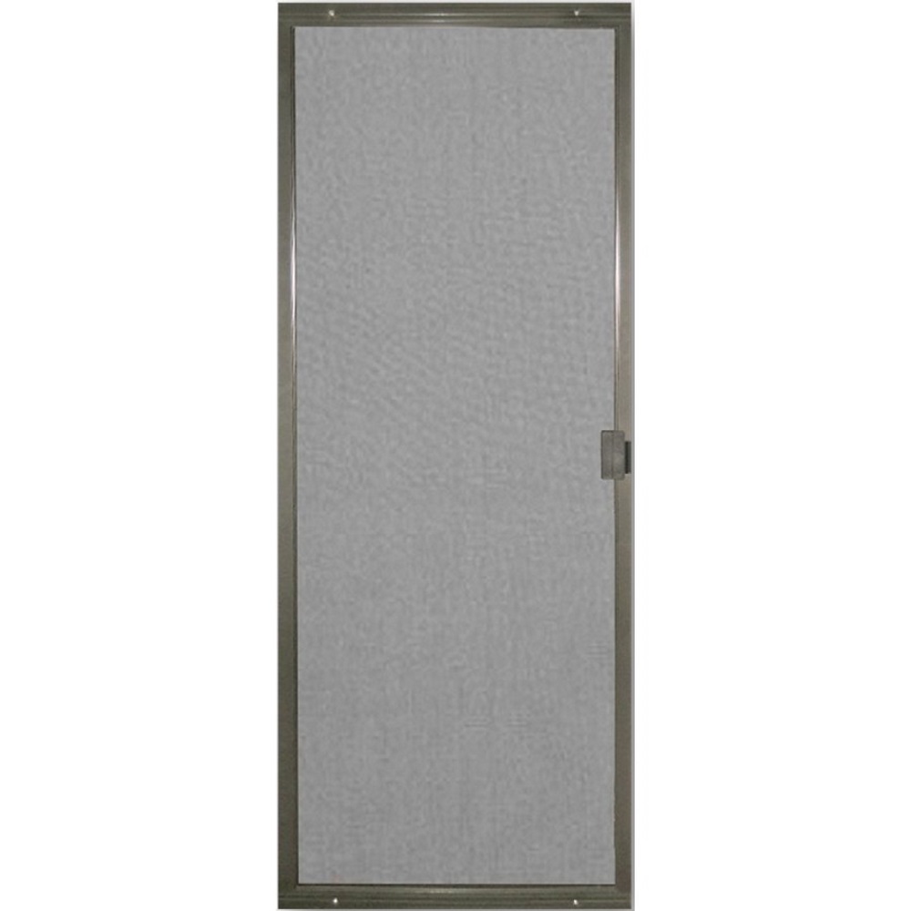 30 Inch Bronze Sliding Screen Door