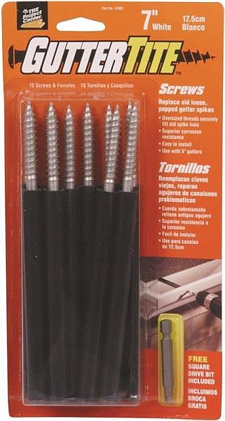 Amerimax Home Products 3304719pk 7 Inch Screw Ferrule Brown 10 Pack Gutter Downspouts Amazon Com