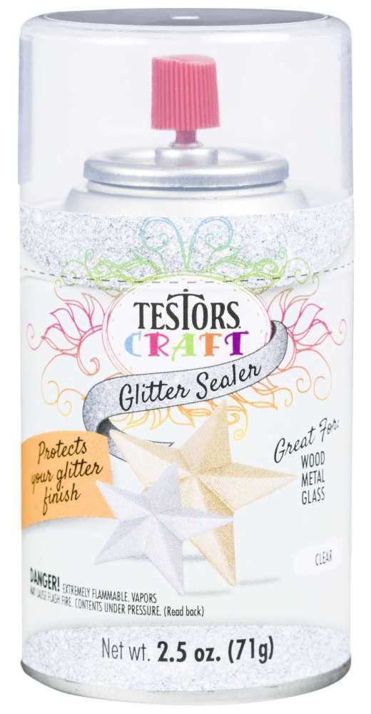 Testors 304343 2.5Ounce Glitter Sealer Aerosol Paint at Sutherlands