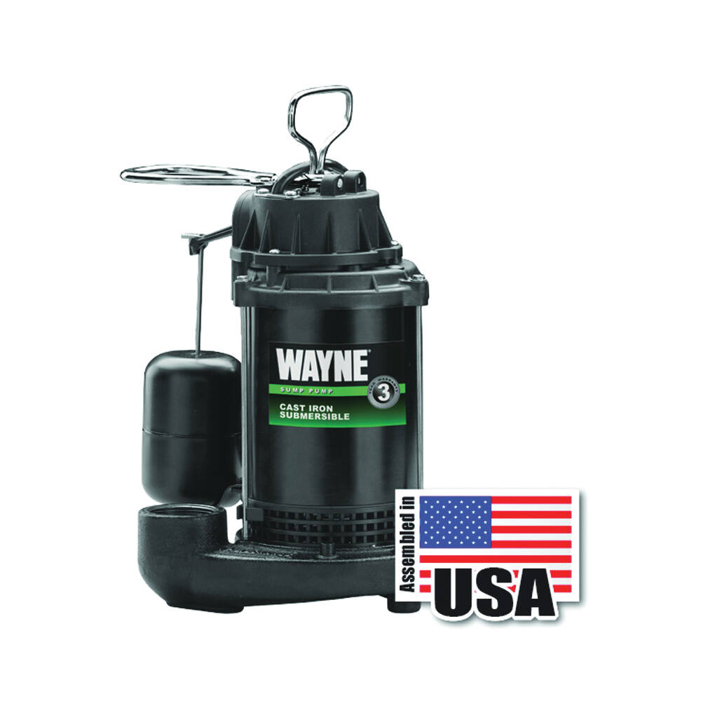 WAYNE CDU800 1-1/2-Inch Outlet 120-Volt 10-Amp 2040-Gph Sump Pump at ...