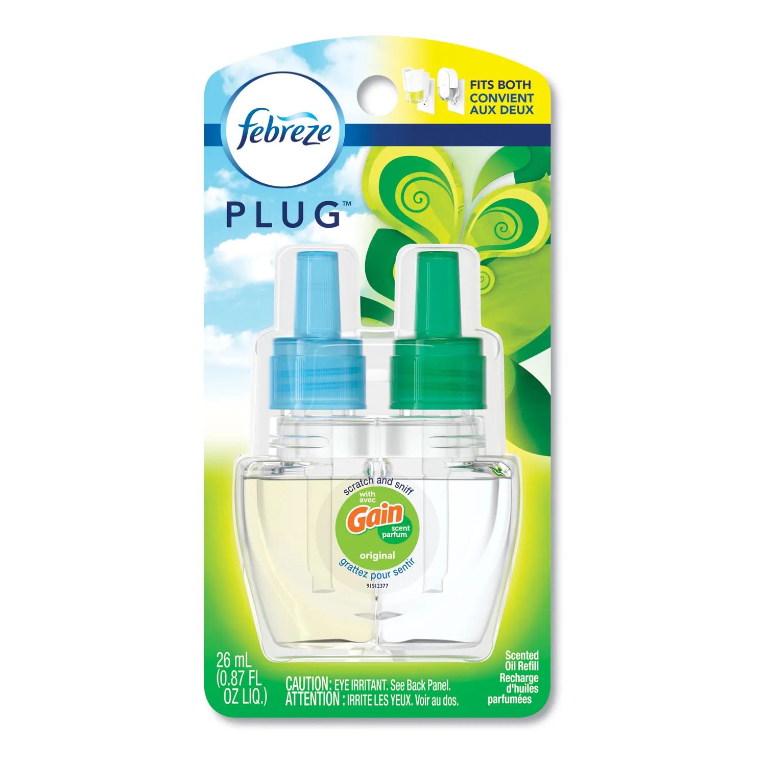 febreze 0922765 Gain PlugIn Air Freshener Scented Oil Refill at