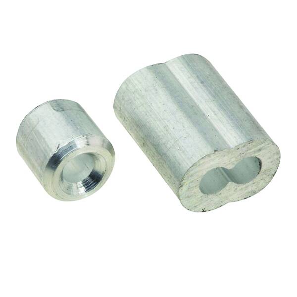 National Hardware N830352 1/8Inch Diameter Aluminum Cable Ferrule And