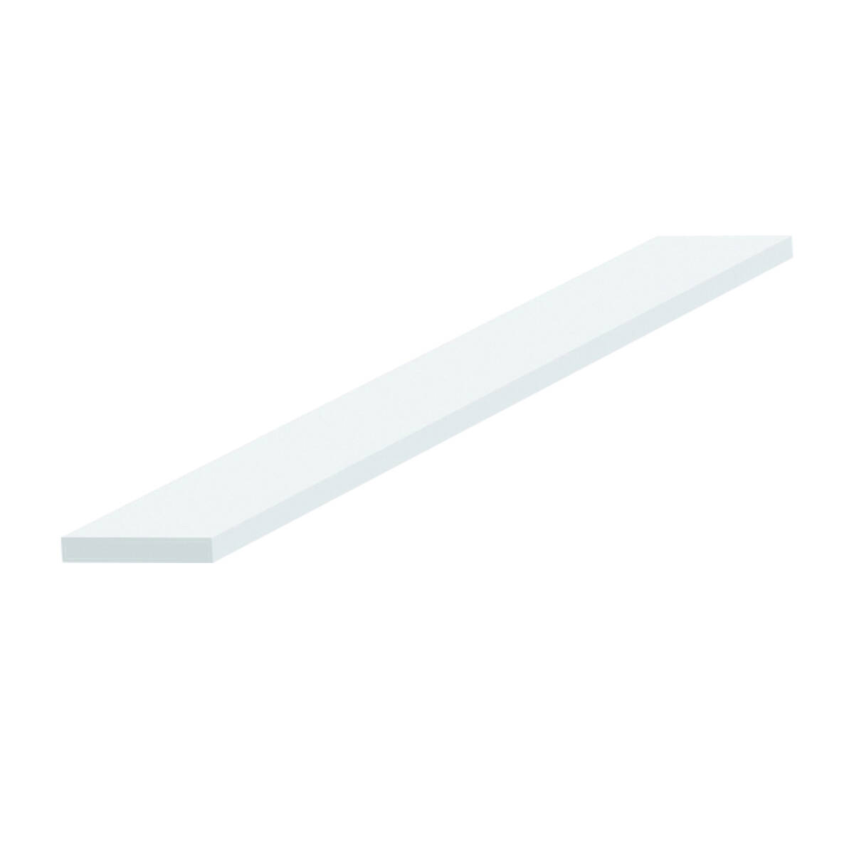 Royal 5103113 1Inch X 12Foot White PVC Paintable Trim Plank Moulding
