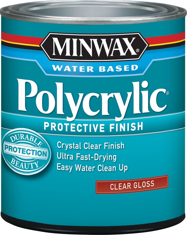Minwax 14444000 1-Gallon Clear Semi-Gloss Water-Based Polycrylic Protective  Finish at Sutherlands