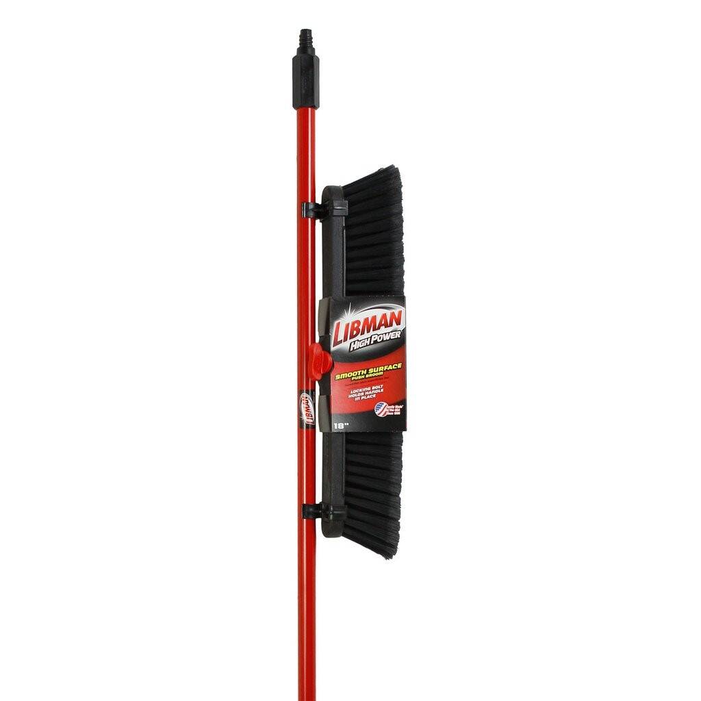 LIBMAN 800 18Inch Smooth Surface Push Broom at Sutherlands
