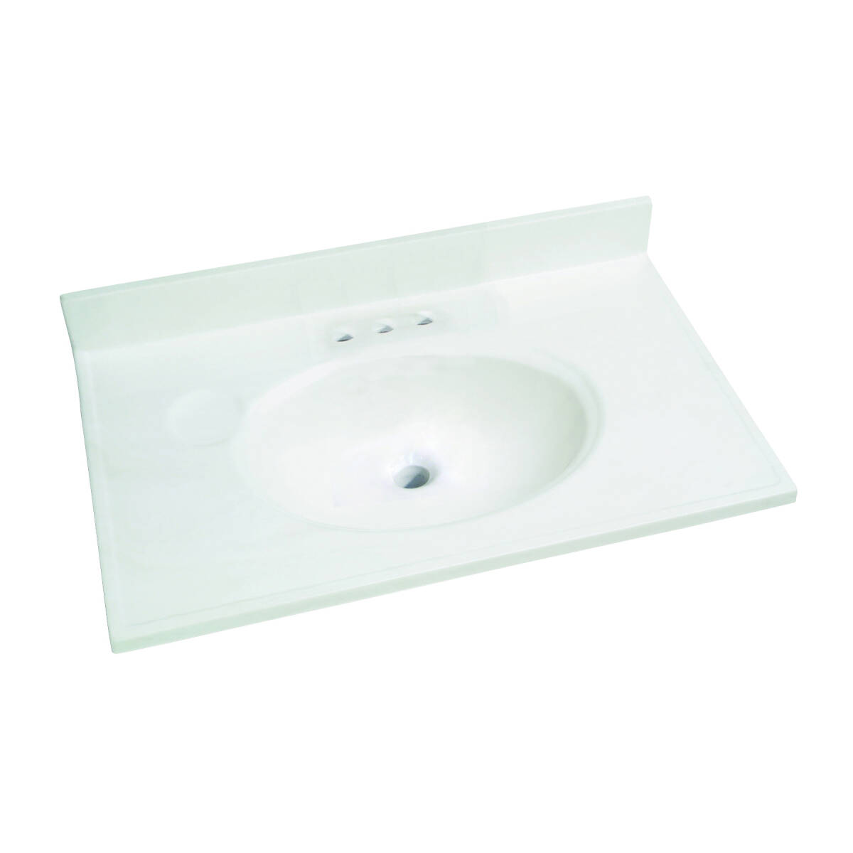 White Cultured Marble Vanity Top, White Cultured Marble Vanity Top