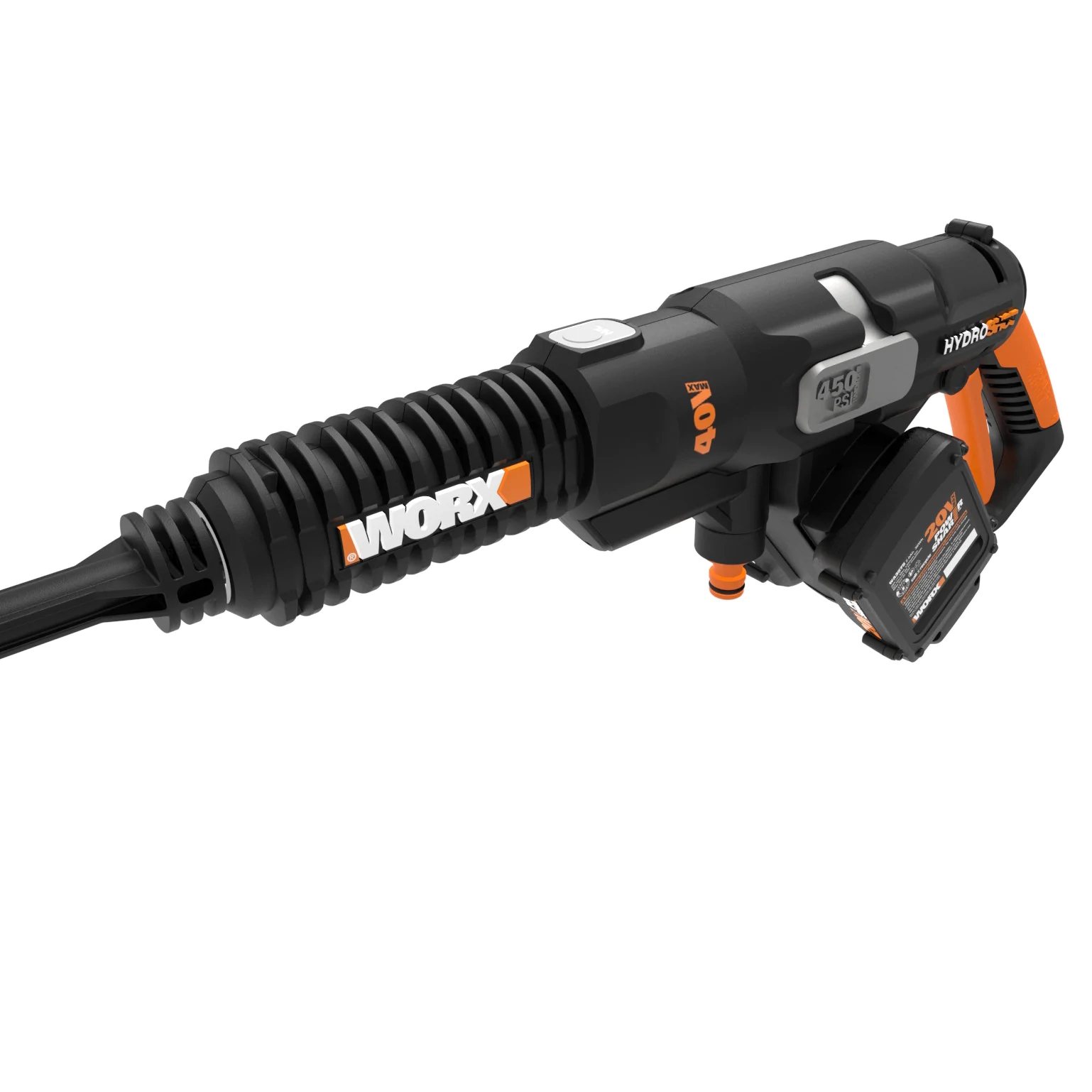 WORX® WG644 40-Volt Power Share Hydroshot Portable Power Cleaner (2x20 ...