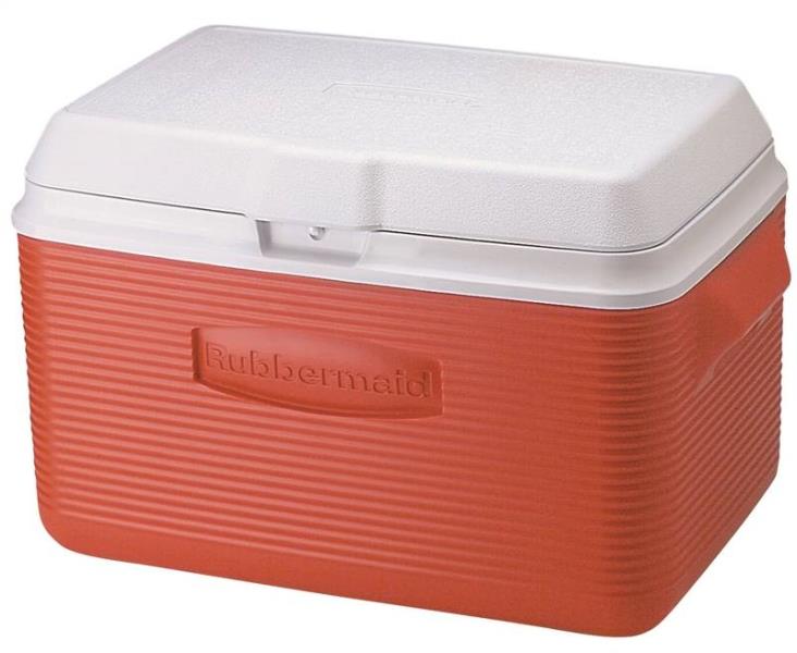 Rubbermaid Red Insulated Chest Cooler at
