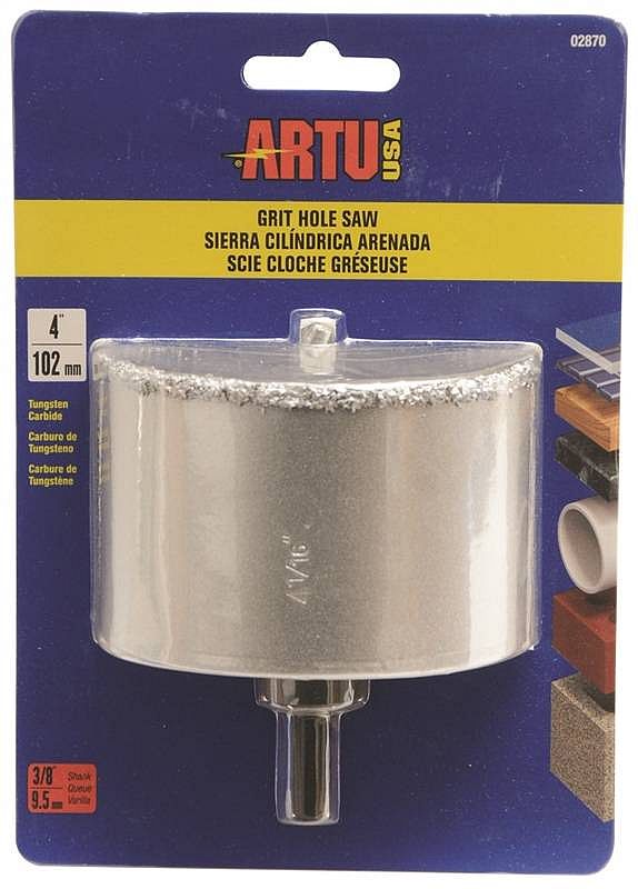ARTU 2870 4Inch Tungsten Carbide Grit Hole Saw at Sutherlands
