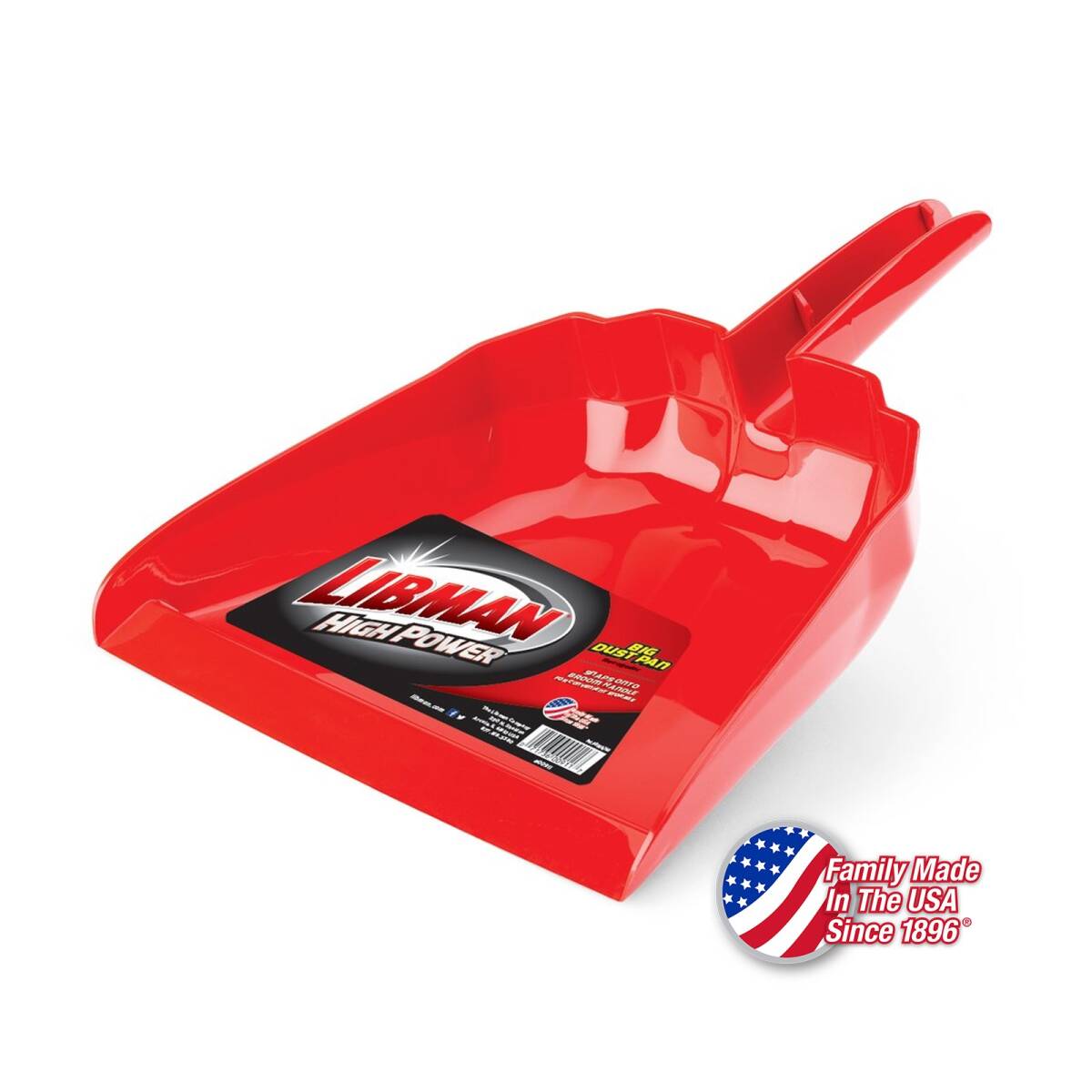 LIBMAN 911 13-Inch Red Big Dust Pan at Sutherlands