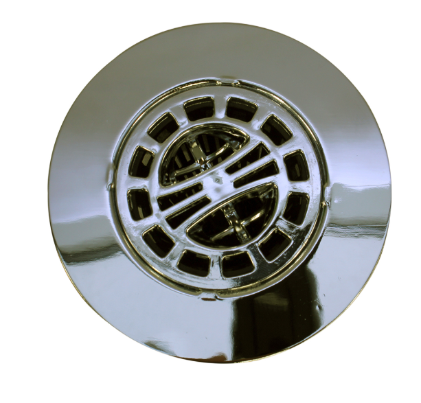 Danco 10529 Chrome Hair Catcher Shower Drain Cover, For Standard 3Inch