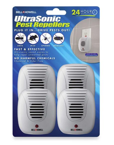 Bell And Howell 50167 Ultrasonic Pest Repeller, 4-Pack at ...