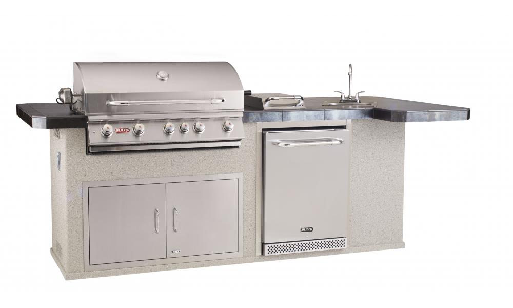 Bull Outdoor Products 68040 BBQ Outdoor Kitchen With 38-Inch Brahma ...