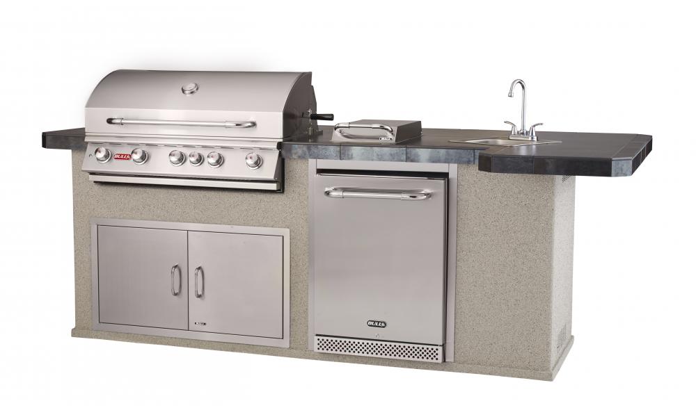 Bull Outdoor Products 68040 BBQ Outdoor Kitchen With 38-Inch Brahma