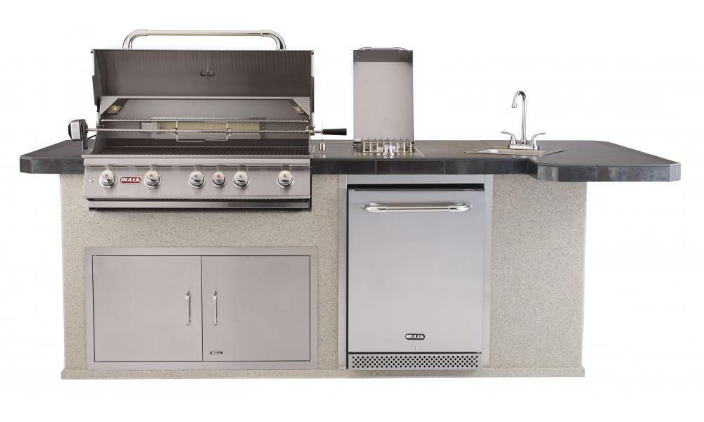 Bull Outdoor Products 68040 BBQ Outdoor Kitchen With 38-Inch Brahma ...