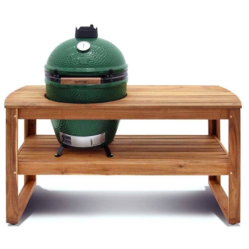 Big Green Egg 118264 Acacia Wood Table, For Xl Big Green Egg at Sutherlands
