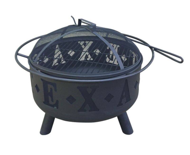 United General Supply TX 93532 Black TEXAS Fire Pit at Sutherlands