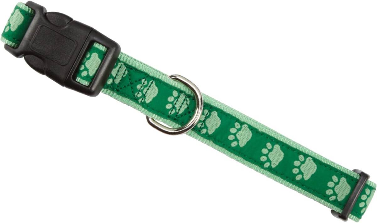 New!  Dog Collar Pine Paw main image 1