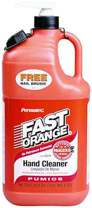 PERMATEX Pumice Lotion Hand Cleaner - Fast Orange