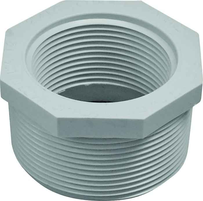 Genova 34321 2 x 1-1/2-Inch White PVC Threaded Reducing Bushing at ...