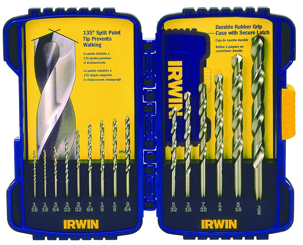 irwin 29 piece cobalt drill bit set