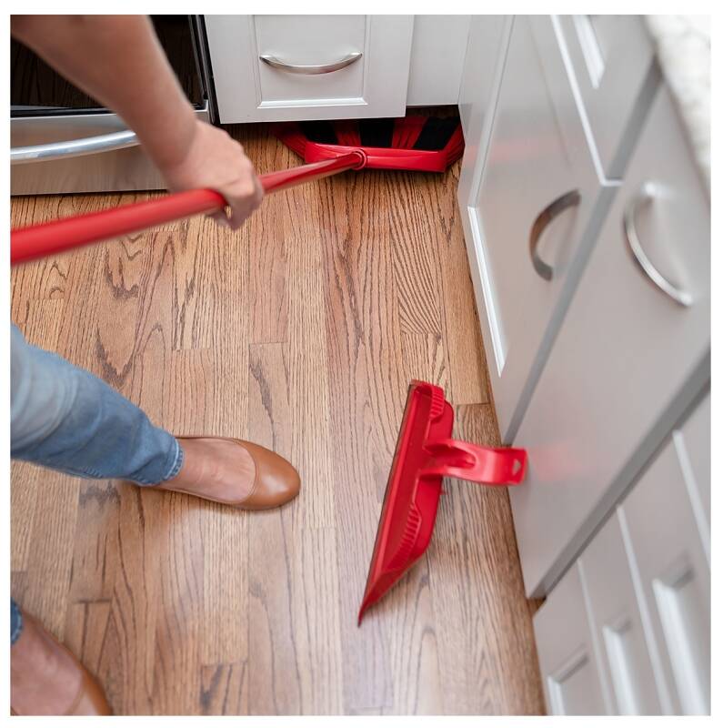 OCedar 4173795 PowerCorner® One Sweep Large Angle Broom With Dust Pan