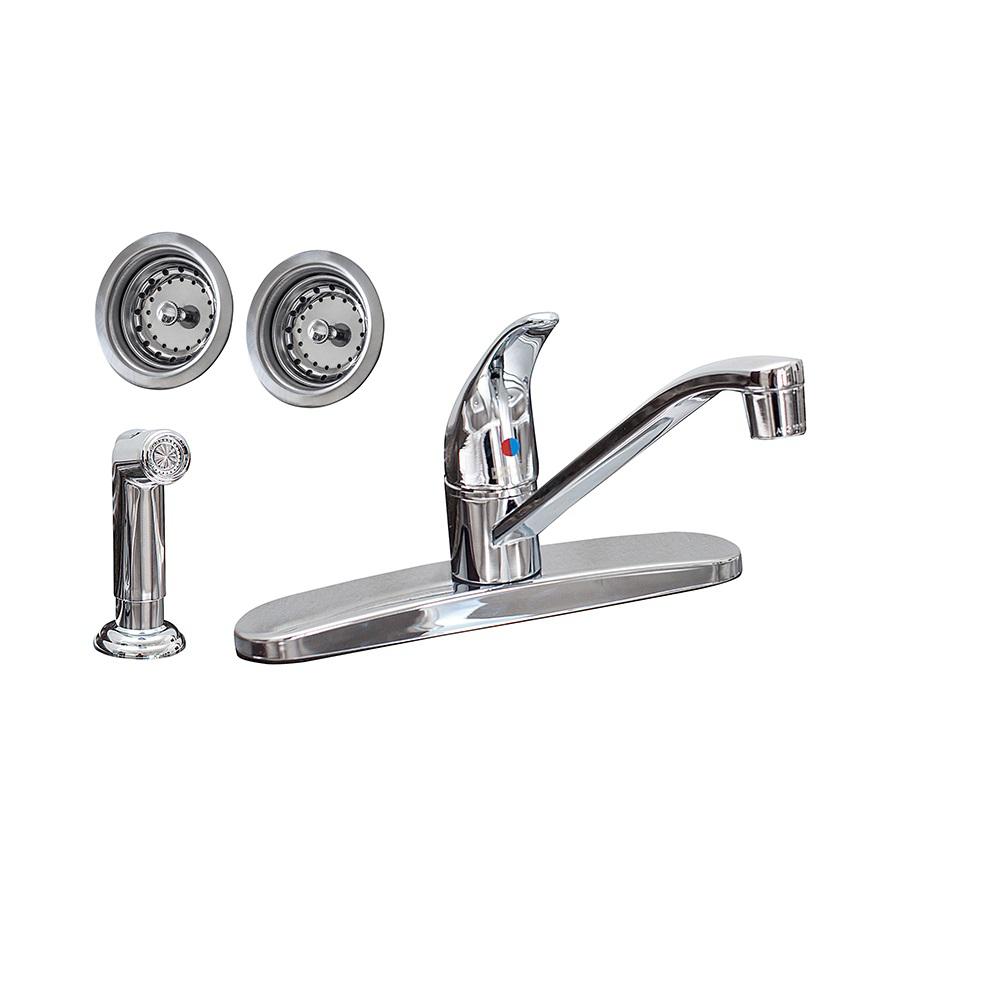 KINDRED FDS704NKIT 33Inch DropIn Stainless Steel 4Hole Double Bowl