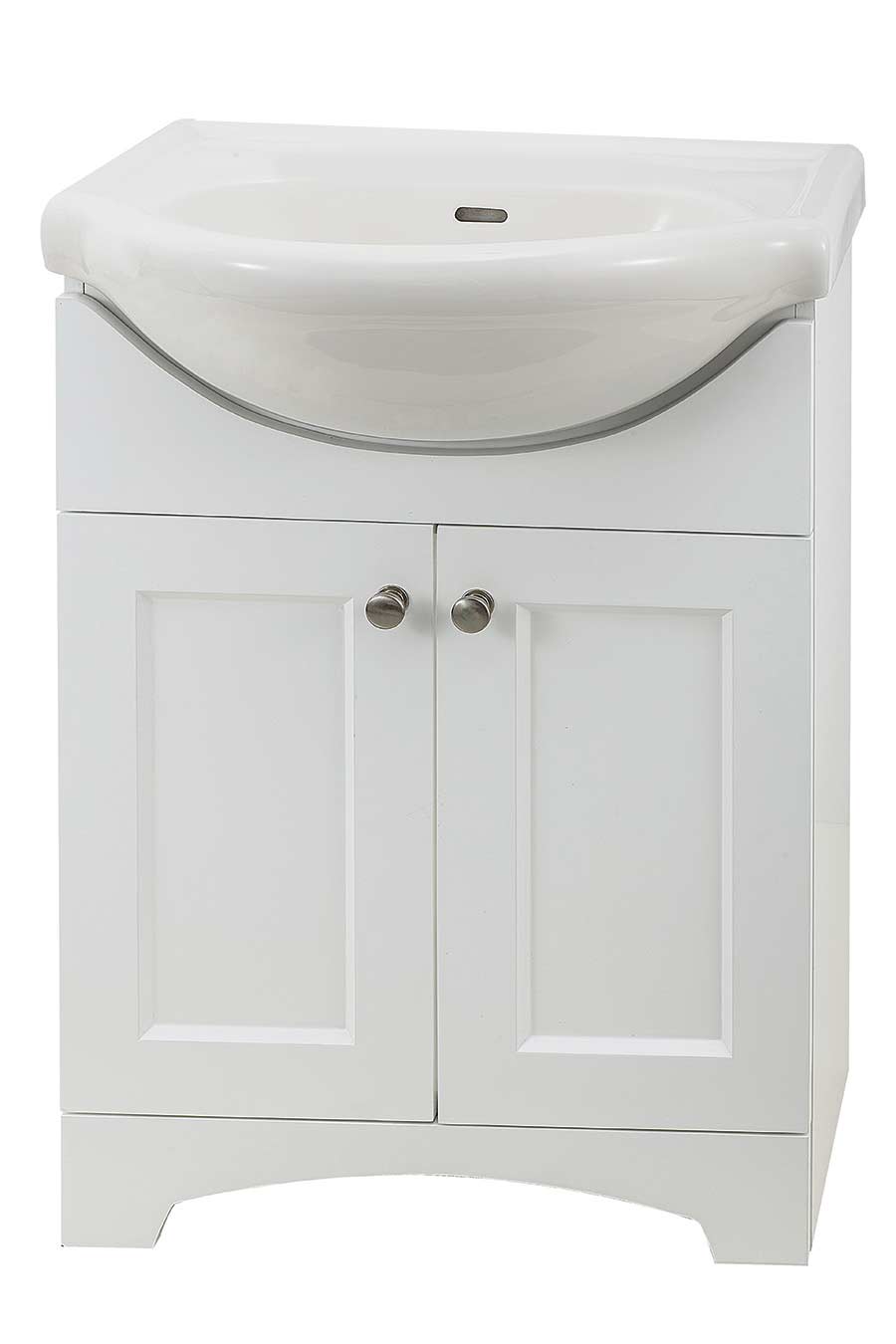 Osage Cabinet Sw2412 2c M1 24 X 19 Inch, White Bathroom Vanity 24 X 19