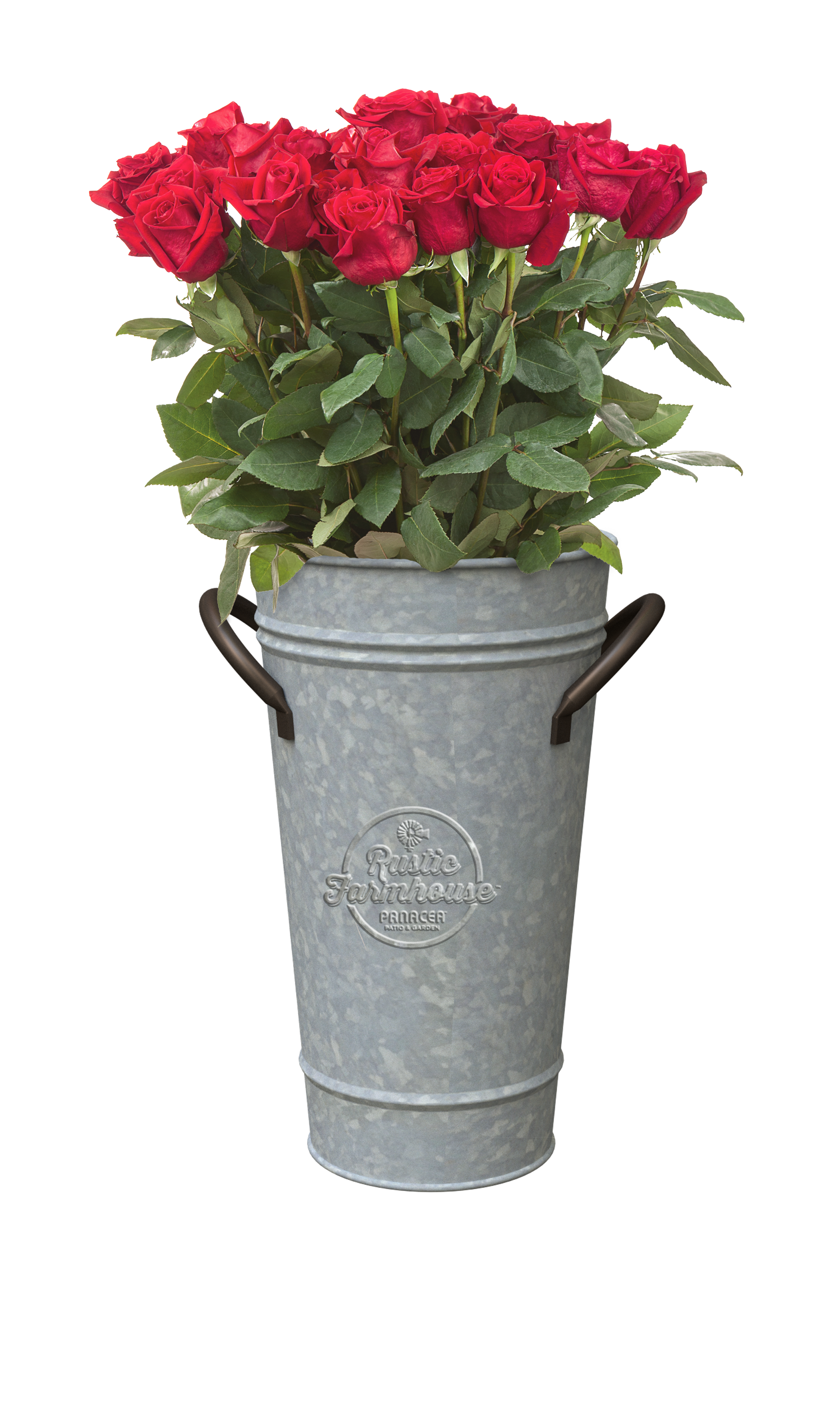 Woodlink 83234 9 Inch Rustic Galvanized Fresh Cut Flower Vase At Sutherlands
