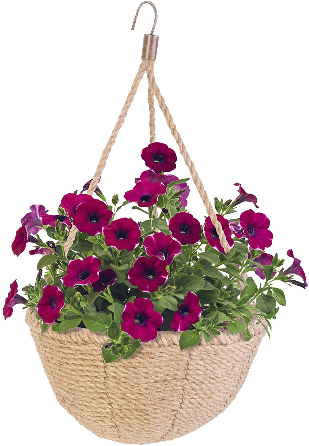 Woodlink 83445 14Inch Nautical Rope Hanging Basket at Sutherlands