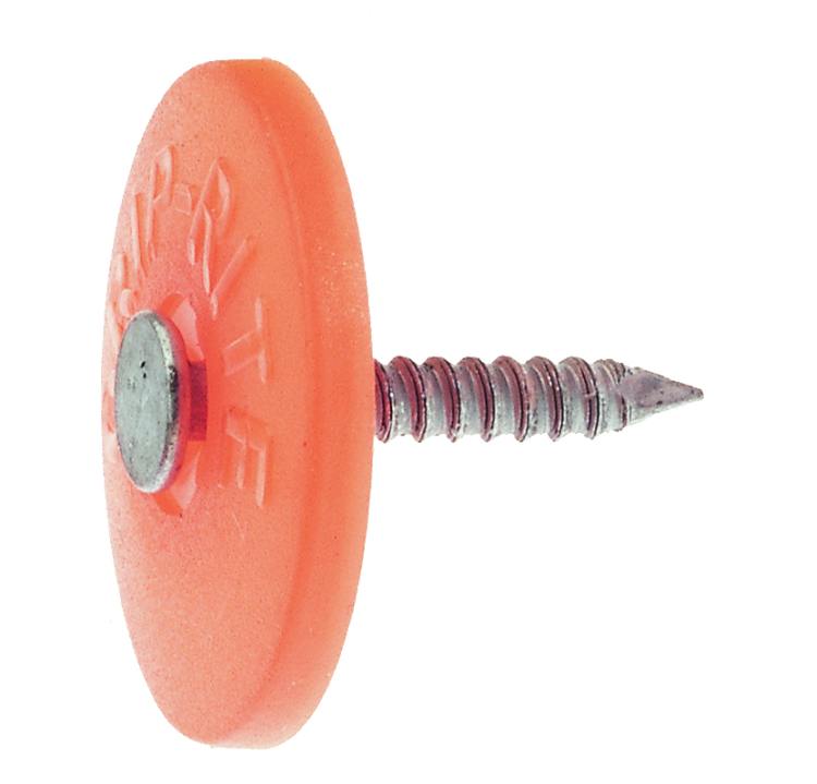 GripRite 1PRCAP1 1Inch Round Plastic Cap Nails 1Pound at Sutherlands