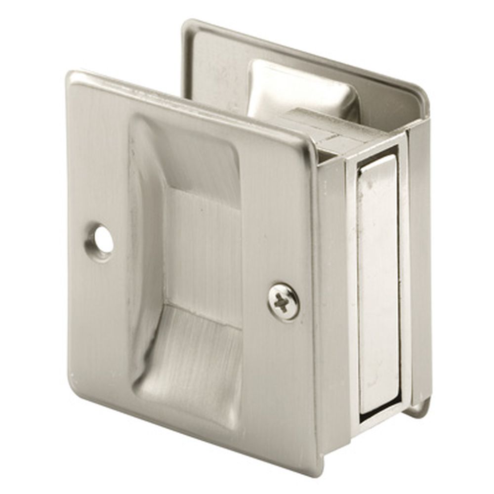 Prime Line Products N 7238 Satin Nickel Pocket Door Pull Handle At