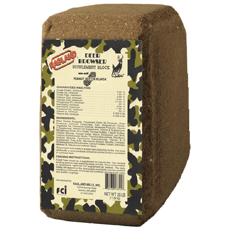 RAGLAND MILLS 13921 25Pound, Deer Browser® Supplement Block at Sutherlands