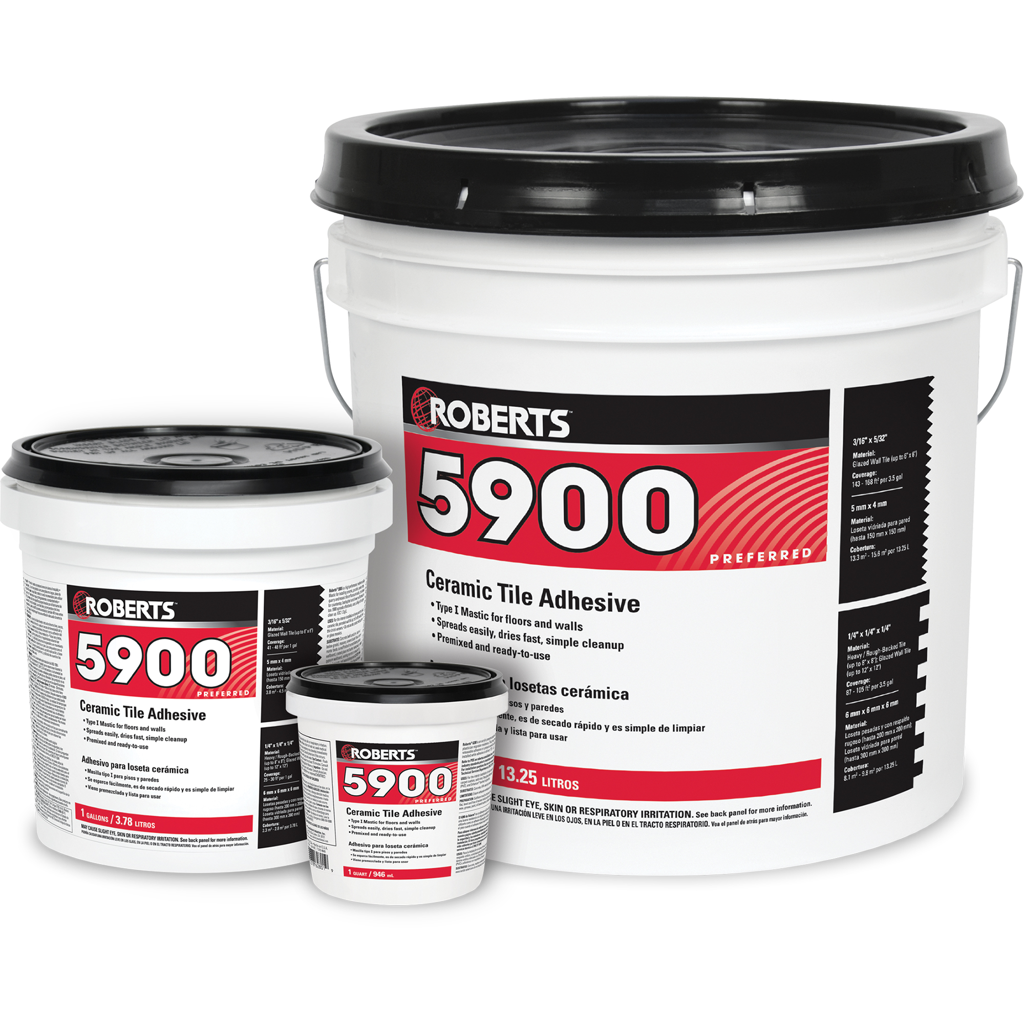 Roberts 5900-1 1-Gallon Ceramic Tile Adhesive at Sutherlands