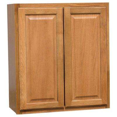 CONTINENTAL CABINETS CBKW2730-MO 27 x 30 x 12-Inch Oak Wall Cabinet at ...