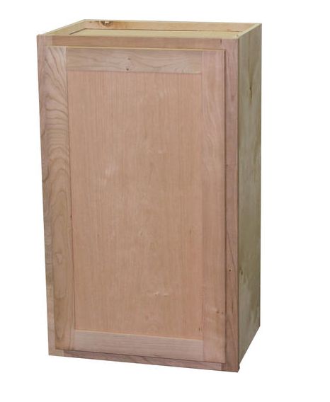 Quality One W1230 12 X 30 X 12 Inch Premium Ready To Finish Cherry Single Door Wall Cabinet At 8507