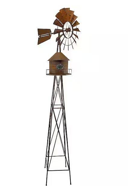 Red Carpet Studios 34319 Small Windmill Rust Water Tower at
