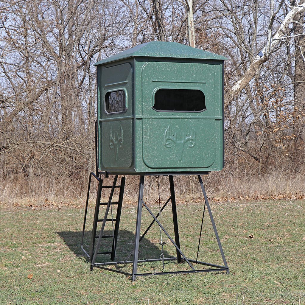 Redneck Hunting Blinds RDTT55PL 5 x 5Foot Trophy Tower Platinum Blind