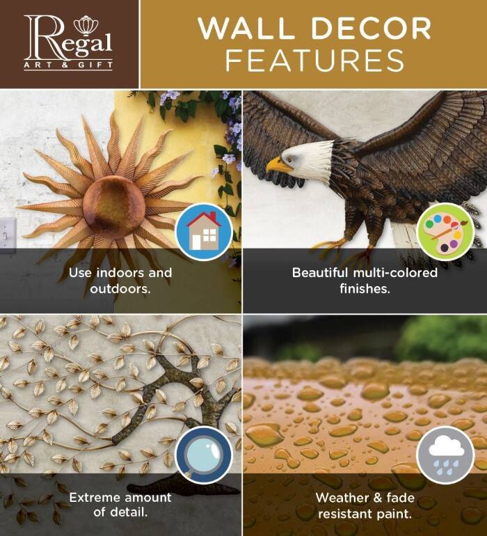 Regal Art & Gift 13406 30Inch Artisan Sun Wall Decor at Sutherlands