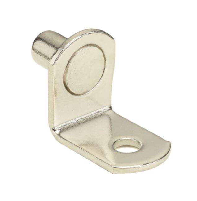 Richelieu BP5830180 Nickel Angle Metal Shelf Clip, 8Pack at Sutherlands