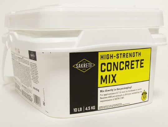 High-Strength Concrete Mix Sakrete, 48% OFF