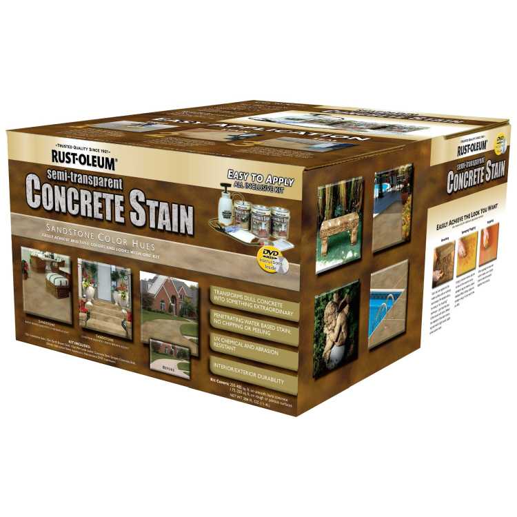 Rustoleum semi transparent sale concrete stain colors